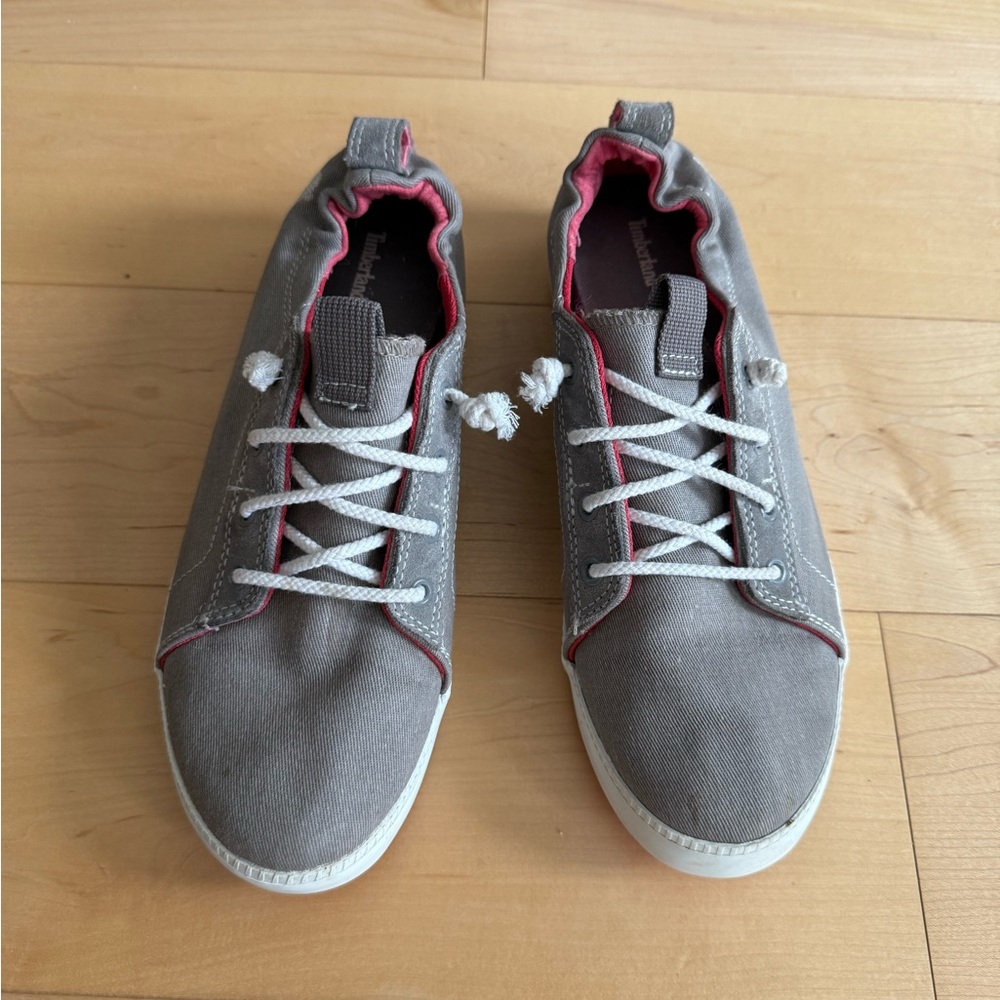 Timberland Gray and Pink/Red Women's Sneakers